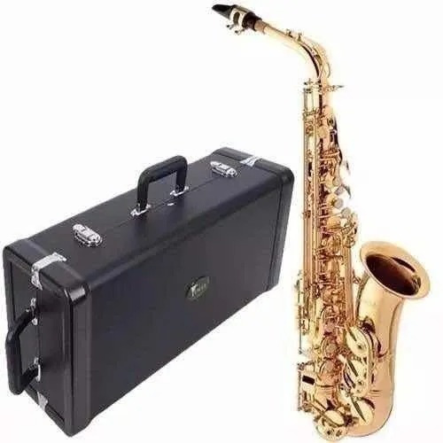 Sax Alto Eagle Sa501 Saxofone Em Mib Laqueado