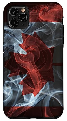 Funda Para iPhone 11 Pro Max Smoky Canada Flag - Canadian Pr