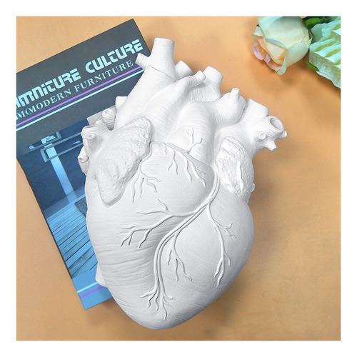 / Maceta Creativa En Forma De Corazón Jarrón De Resina