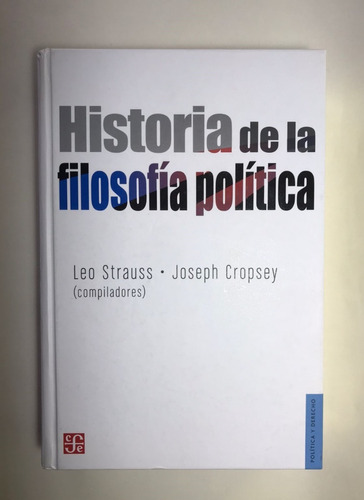 Historia De La Filosofía Política