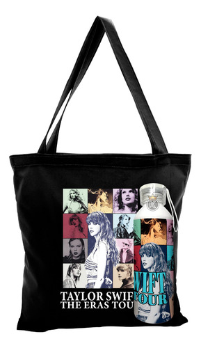 Tote Bag Taylor Swift + Botella En Aluminio - Estampaking
