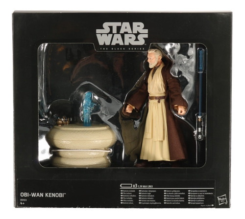 Star Wars Black Series Figura Obi Wan Kenobi Caja Dañada