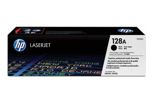 Toner Hp Ce320a Serie 128a Negro 2k Lj Cp1525nw/cm1415fnw