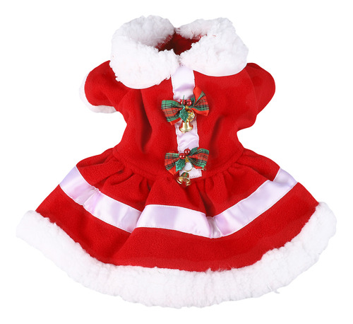 Vestido Navideño Para Perro, Collar De Muñeca, Grueso, Cómod