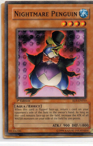 Nightmare Penguin Carta  Yu-gi-oh!