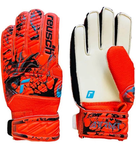 Guante Arquero Reusch Jr Semi Prof Attrakt Basic Rojo Deporf