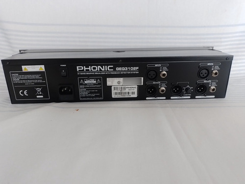 Ecualizador Phonic Geq 3102 F