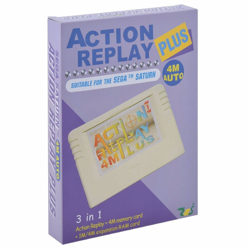 Action Replay Plus 5 Em 1 Sega Saturn Sem Juros, Novo!