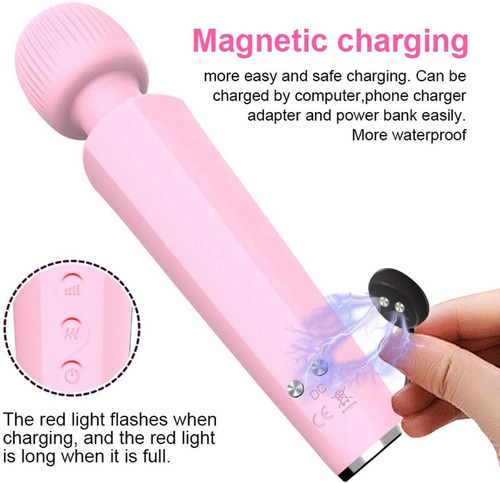 Imagen 5 de 5 de Vibrador Recargable 8 Velocidades 20 Modos De Vibrar