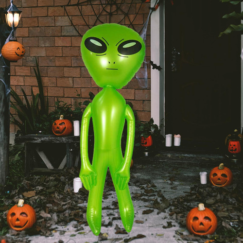 Nuevo Muñeco Inflable Extraterrestre Inflable Novedad Pvc