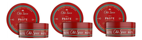Cera Para Hombre Old Spice Paste With Beeswax. Pack 3 Pzas