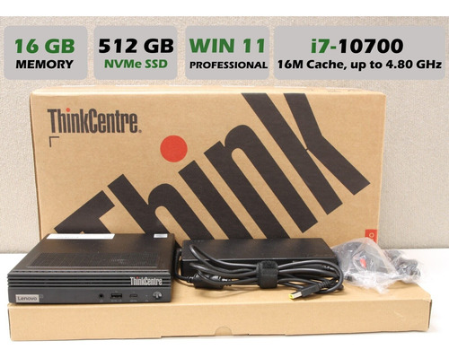 Lenovo Thinkcentre M90q I7-10700 4.80ghz 16gb  512gb Ssd  