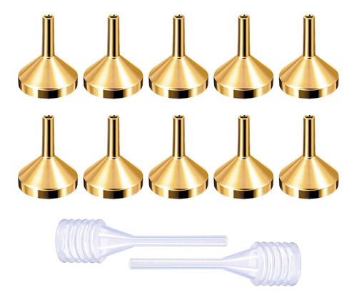 10x Mini Embudo Robusto Multifuncional Para Rellenar Aceites