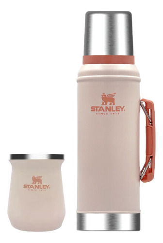 Set Mate 236ml + Termo 950ml Acero Inox. Stanley Original