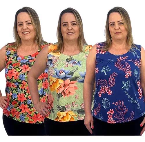 Blusas estampadas hotsell para senhoras