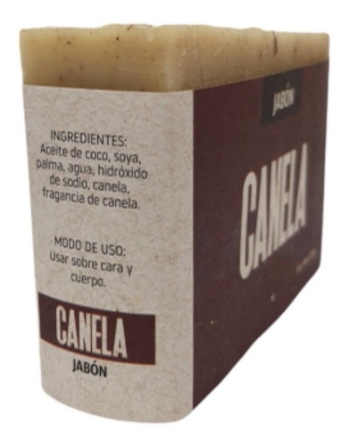 Imagen 2 de 4 de Jabón Canela 120g Volviendo Al Origen Artesanal