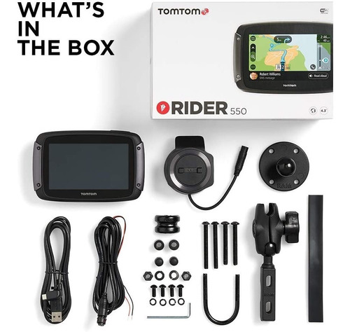 Imagen 6 de 8 de Tomtom Rider 550 Dispositivo Navegación Gps Para Motociclet