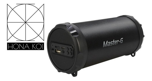 Imagen 4 de 6 de Parlante Master-G G-Bass Micro portátil con bluetooth negra