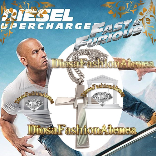 Cadena Cruz De Toretto Rápido Y Furioso Fast & Furious Acero