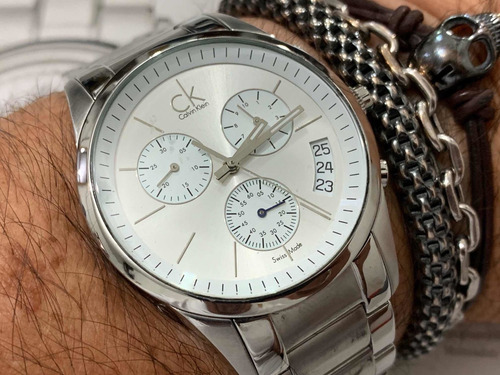 Calvin Klein Chronograph K22471 Wr100m Quartz Swiss Made