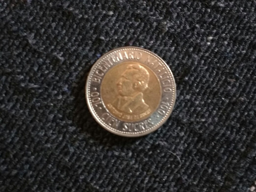 Moneda 100 Sucres 1995 Bimetalica Natalicio (&242 (Usado)