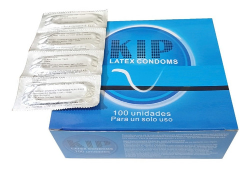 Imagen 1 de 2 de Preservativos Kip Caja De 100 Unidades