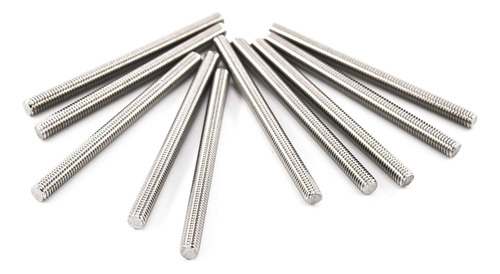 Eivvia 10 Pcs M6 X 80 Mm 304 Varilla De Rosca Completa De Y