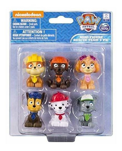 Juego De Figuras De La Patrulla Canina Spin Master, 6 Piezas