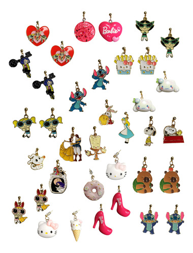 Aretes De Personajes La Bella Y La Bestia