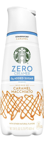 Starbucks Crema Liquida Zero Azucar Caramel Macchiato 828ml