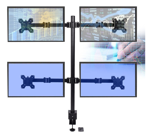 Vpabe Monitor Soporte Escritorio Para Led Lcd Inclinable