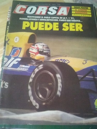 Revista Corsa Masell  Senna Reuteman 10 1991 N1317