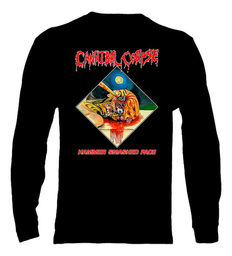 Polera Manga Larga Cannibal Corpse - Ver 09 - Hammer Smashed