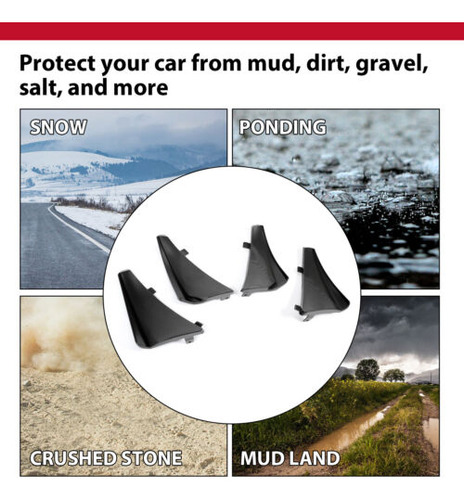 Extended Front Rear Splash Guard Mud Flaps For Corvette Ccd