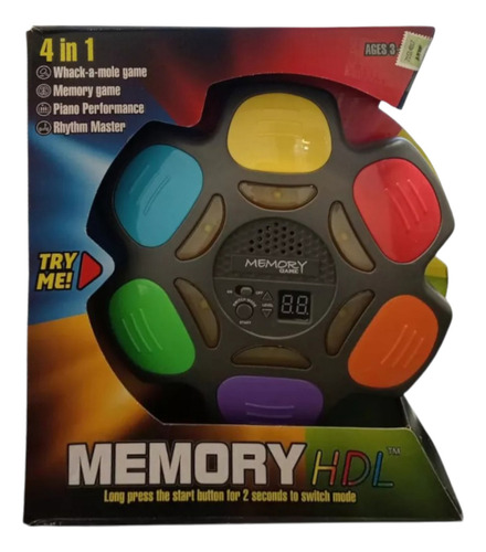 Juego De Memoria Con Luz Y Sonido Desafio
