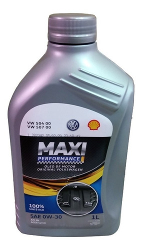 Óleo Motor Maxi Shell 0w30 Diesel 1l Amarok - Original Vw