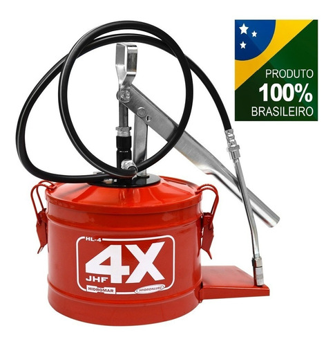 Bomba De Graxa Manual - 4kg Hydronlubz / Hidromar