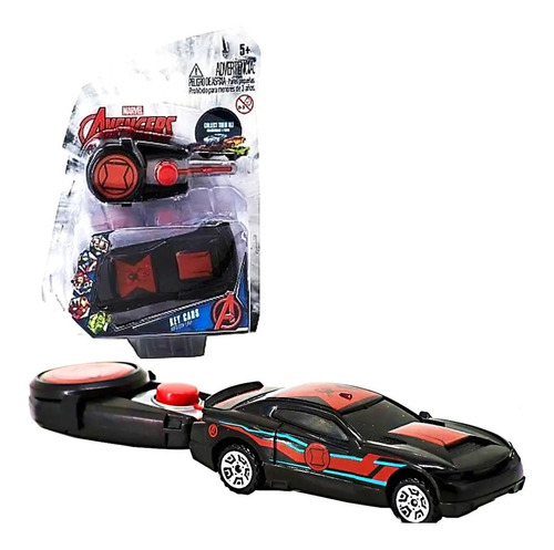 Auto Avengers Key Cars Con Llave Lanzador Black Premium