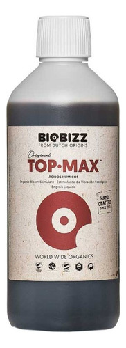 Biobizz Topmax Líquido 250ml Bioestimulante Floración Ácidos Húmicos