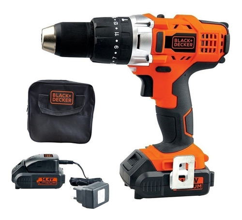 Taladro Percutor Black And Decker Hp14 Con Bateria