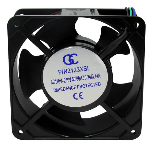 Ventilador Cooler Ventoinha Gc Metalica 120x120x38 110v 220v