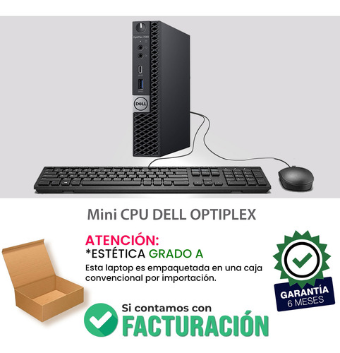Mini Cpu Dell Optiplex Core I5 8th 32gb Ram 512gb Ssd (Reacondicionado)