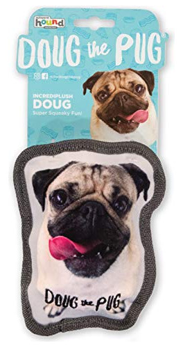 Doug The Pug Incrediplush Squeaky Dog Toy