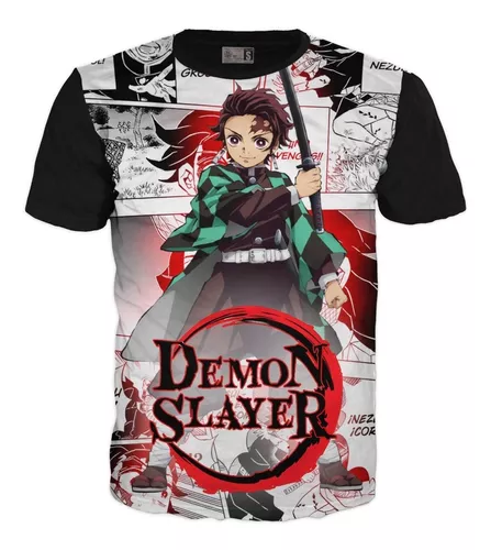 Camiseta Kimetsu no Yaiba Enmu Oni do Trem Infinito Cor:Branco;Tamanho:P