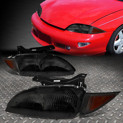For 95-99 Chevy Cavalier Smoked Housing Amber Corner Hea Oae