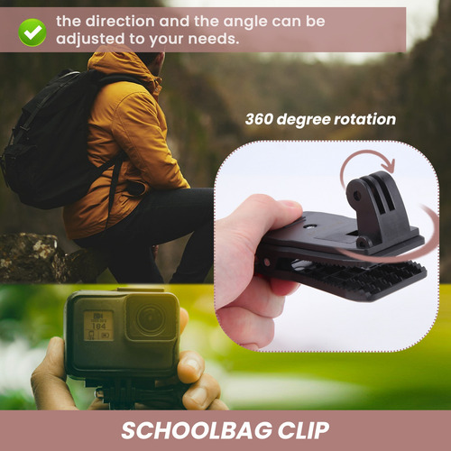 Mochila De 360 Grados Quick Para Accesorios Go Pro