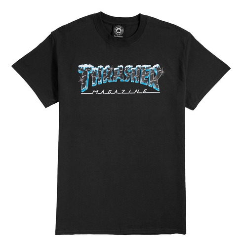 Remera Thrasher Ice Negro T-shirt 100% Original Nueva !