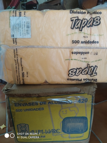 Imagen 1 de 5 de Envases Desechables De Aluminio #420 Y 747