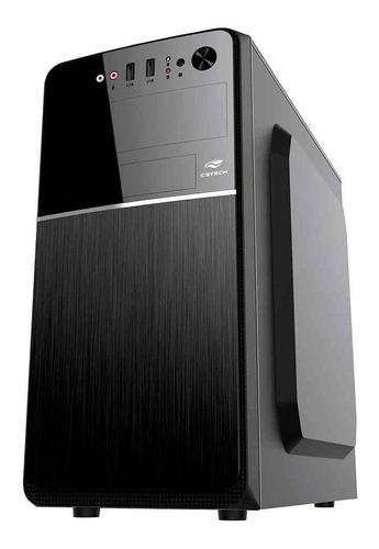 Gabinete C3tech C3plus Mt-24v2bk Micro-atx Fonte 200w