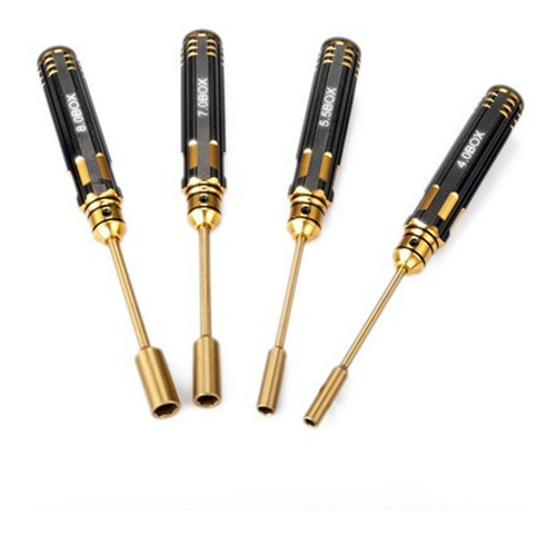 4 Unids Hss Titanio M2 M3 M4 M5 Destornillador Hexagonal Con